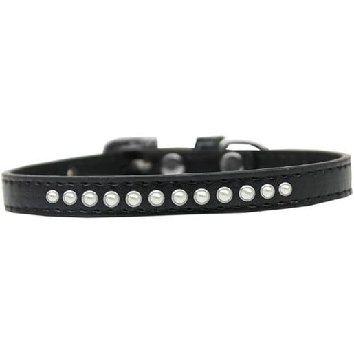 Picture of Pearl Size 16 Black Puppy Collar