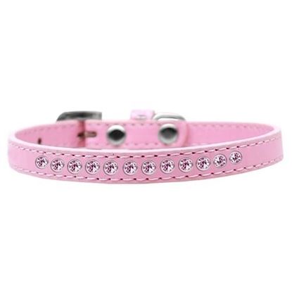 Picture of Light Pink Crystal Size 16 Light Pink Puppy Collar