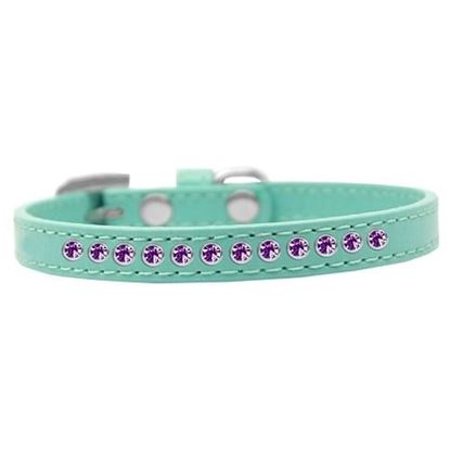 Picture of Purple Crystal Size 10 Aqua Puppy Collar