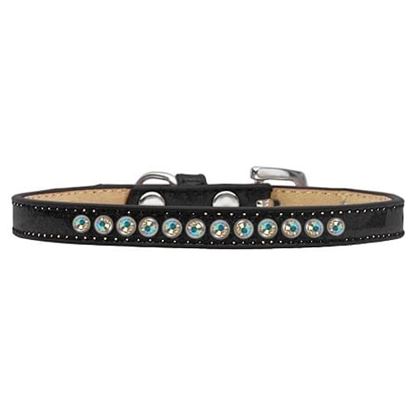 Picture of AB Crystal Size 12 Black Puppy Ice Cream Collar
