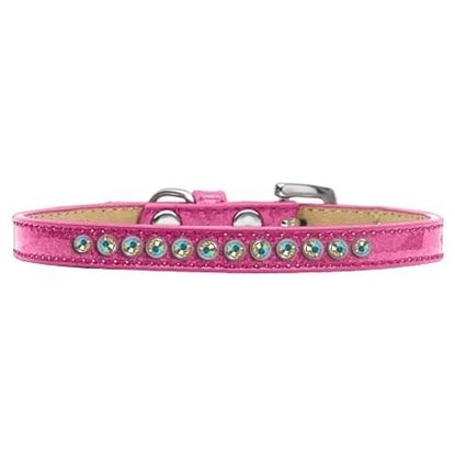 Picture of AB Crystal Size 10 Pink Puppy Ice Cream Collar