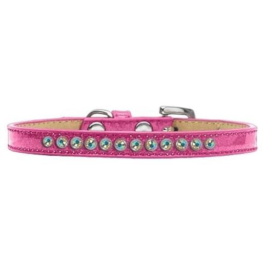 图片 AB Crystal Size 16 Pink Puppy Ice Cream Collar