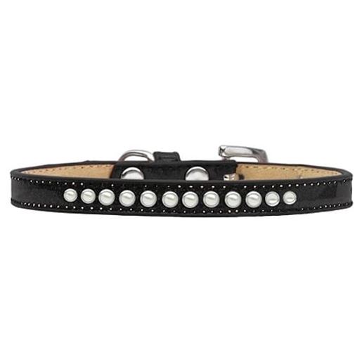 Picture of Pearl Size 8 Black Puppy Ice Cream Collar