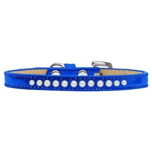 Picture of Pearl Size 14 Blue Puppy Ice Cream Collar