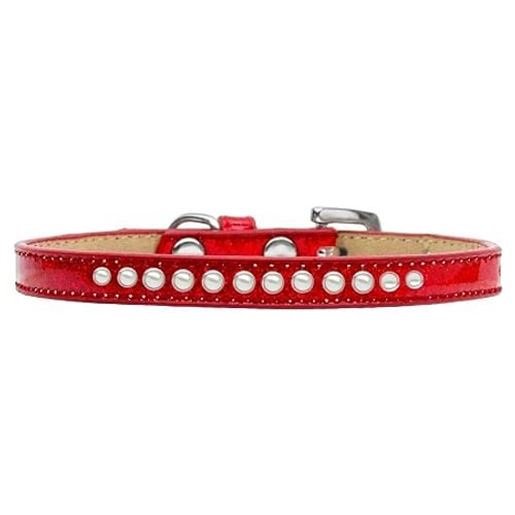 Picture of Pearl Size 10 Red Puppy Ice Cream Collar