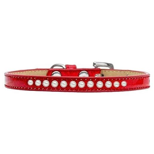 Picture of Pearl Size 12 Red Puppy Ice Cream Collar