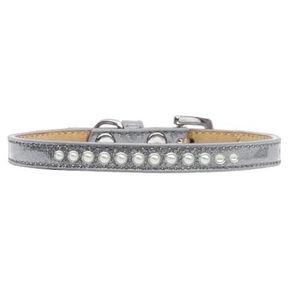 Picture of Pearl Size 8 Silver Puppy Ice Cream Collar