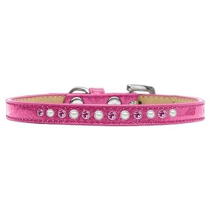 Picture of Pearl and Pink Crystal Size 10 Pink Puppy Ice Cream Collar