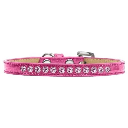 Picture of Light Pink Crystal Size 10 Pink Puppy Ice Cream Collar