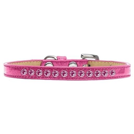 Picture of Bright Pink Crystal Size 10 Pink Puppy Ice Cream Collar