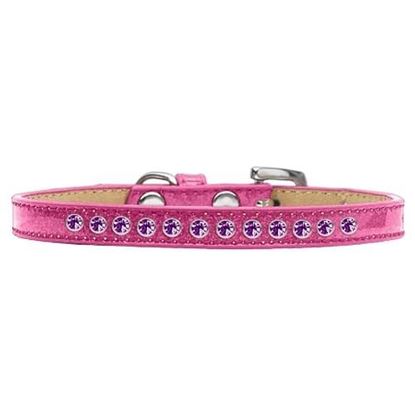 Picture of Purple Crystal Size 10 Pink Puppy Ice Cream Collar