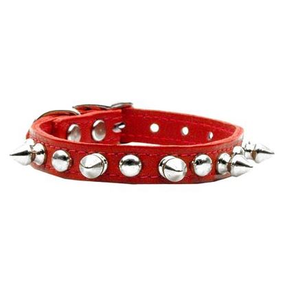 Picture of Chaser Leather Dog Collar Red 10