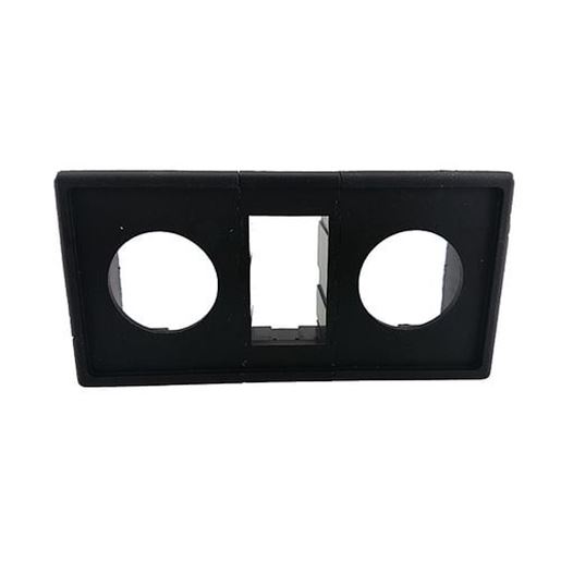 Picture of Assemble Mounting Frame Two Round Hole Side Frame One Square Hole Middle Frame