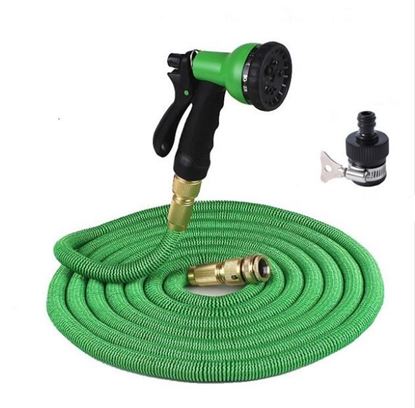 图片 Color: Black, Size: 25ft - High Quality Expandable Magic Flexible Water Hose