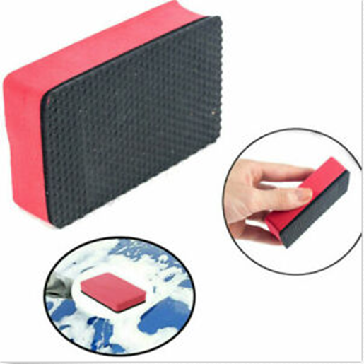 图片 Color: Red - Car Wash Sponge Magic Clay Rub