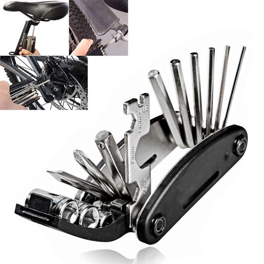 图片 Color: GJ 10 Blue - Mountain Cycle Portable Socket Multipurpose Wrench Bicycle Multi Tool Screwdriver