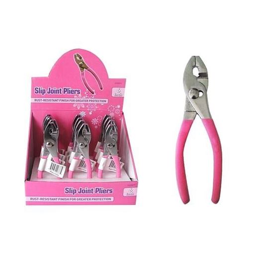 Image sur . Case of [12] Pink 6" Slip Joint Plier .