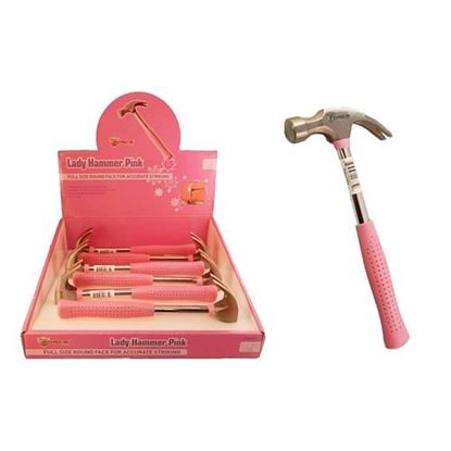 图片 . Case of [6] 8 Oz. Pink Tubular Hammer .