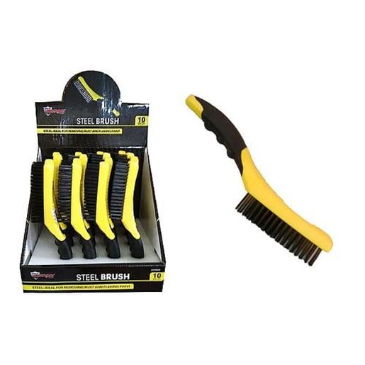 Image sur                                                                                                                                     Case of [16] Long Handle Steel Wire Brush .