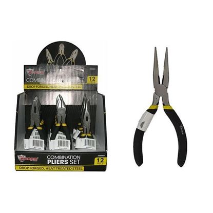 Picture of . Case of [12] Assorted Pliers In Display/ Longnose & Diag .
