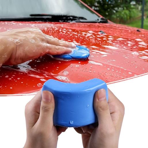 Picture of Color: Blue, Size: 170Gram - Car Washing Mud Cleaning Car Sludge Desiccant Mud Clean Mud Washing Cleaning Mud Beauty Products 100g