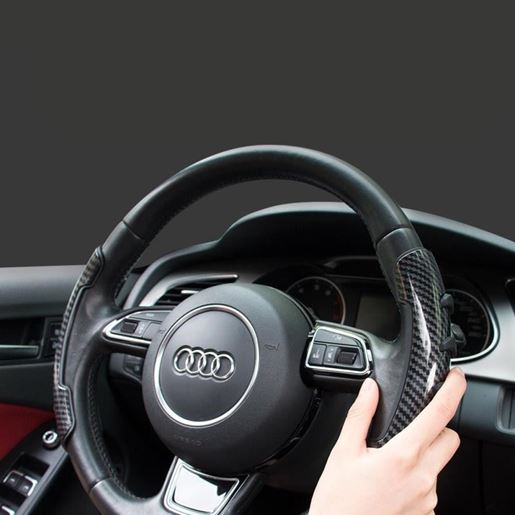 图片 Color: Carbon fiber A - Car steering wheel booster