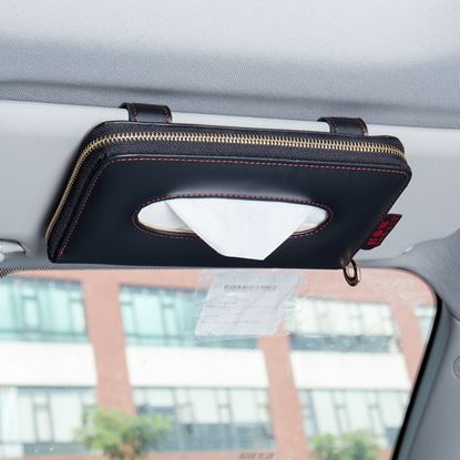 图片 Sun Visor Seat Back Hanging Type Car Interior Tissue Box Tissue Cover
