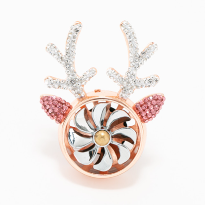 Picture of Car Aromatherapy, Diamond-encrusted Antlers, Car Ornaments, Perfume Fans, Car Accessories