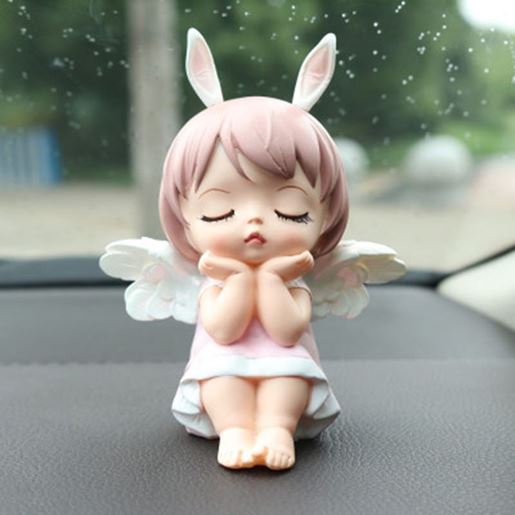 Foto de Creative Cute Doll Angel With Ornaments For Car Interior - Color: 9style