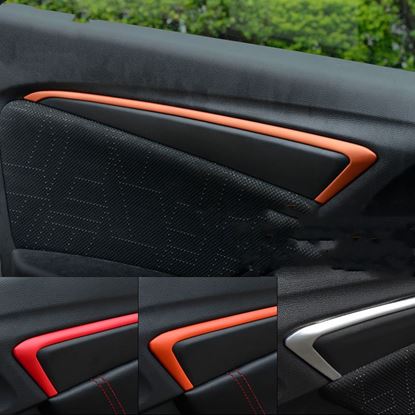 图片 Color: Silver - Modified door trims in the car