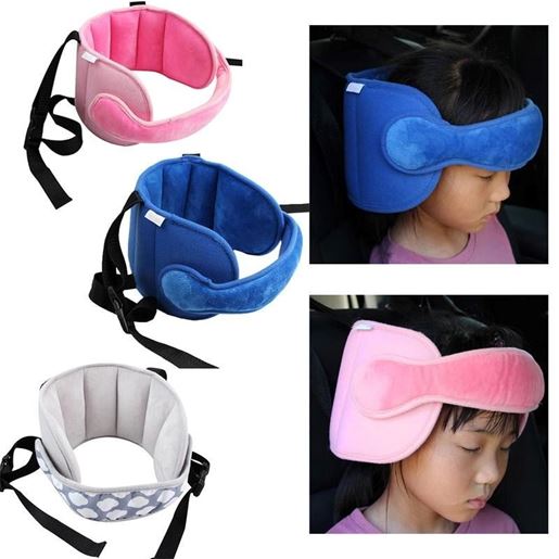 Picture of Color: B set - Child car safety seat head support head sleep auxiliary belt