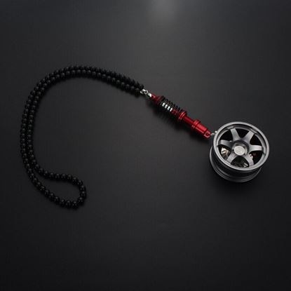 图片 Color: TE37 red - Car decoration pendant