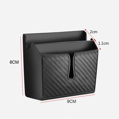 图片 Color: Black, Size: L - Gap storage box for home and car seats