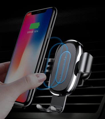 图片 Gravity bracket wireless charging car two-in-one wireless charging bracket charger new car wireless charging