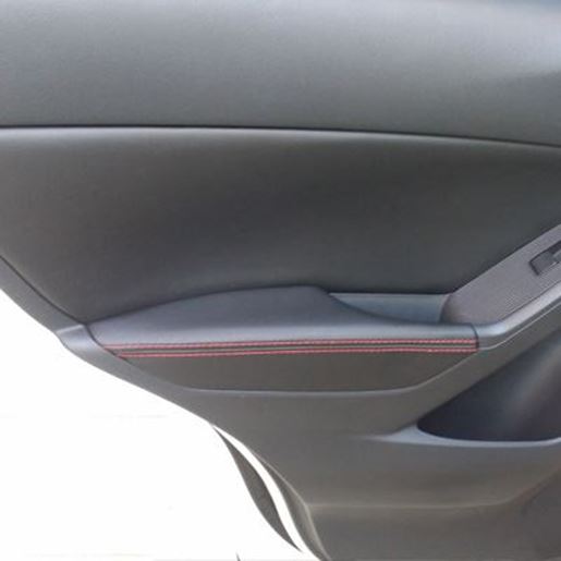 Picture of Color: Black red line, style: CX5 - CX5 Door Panel Foreskin Mazda 3 6 Door Armrest Holster Door Panel Foreskin Interior Modification