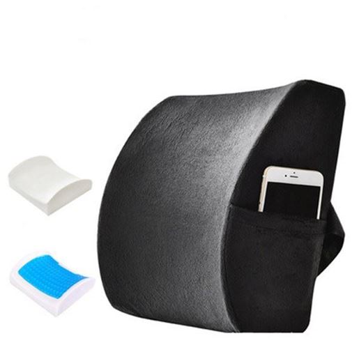 图片 Color: Coffee, style: A - Cushion Office Lumbar Rest Summer Gel Rest