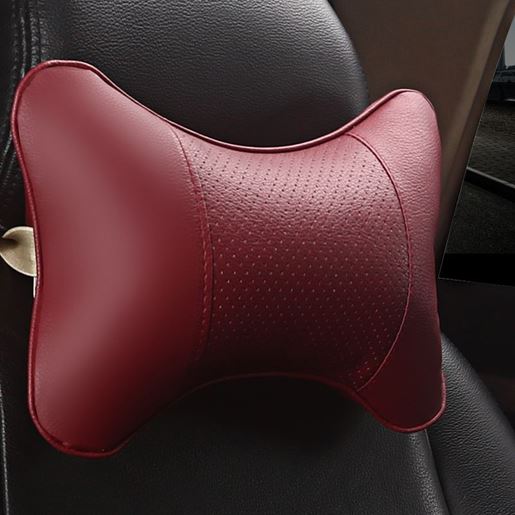 图片 Color: Black - Car breathable headrest