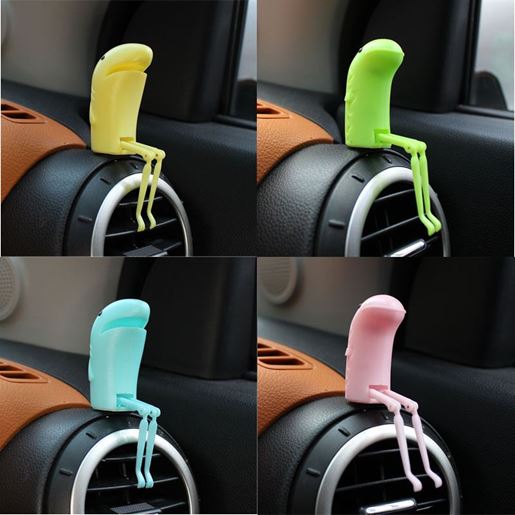 图片 Color: Four colors - Car Creative Air Outlet And Leg Shaking Aromatherapy Ornaments