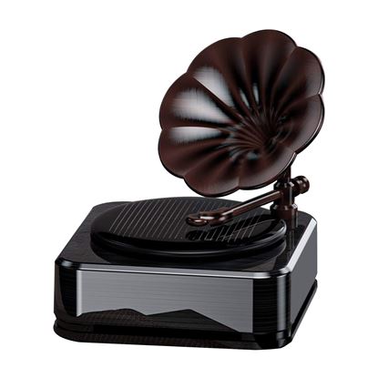 图片 Car Record Player Aromatherapy Ornaments Retro Windmill Perfume Car Decoration Supplies