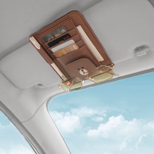 图片 Car sun visor storage glasses clip frame