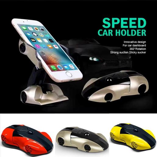 Picture of Portable Toy Silicone Pad Sports Car Model Gift 360 Degree Rotation Strong Suction Phone Holder