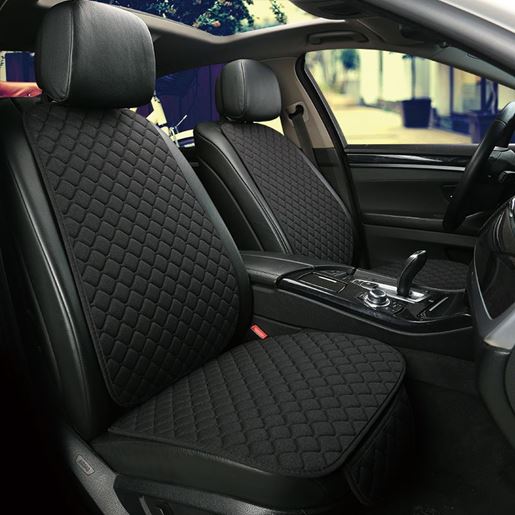 图片 Color: Black, Style: Back - Flax Car Seat Cover Protector