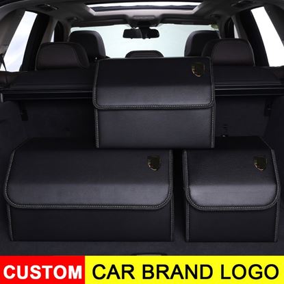 图片 Color: Black, Size: L - Car trunk storage box
