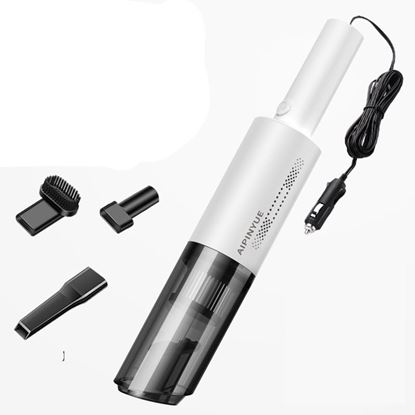 图片 Color: White, style: A, power: USB - The New Wireless Charging Car Dual-Use Car Vacuum Cleaner