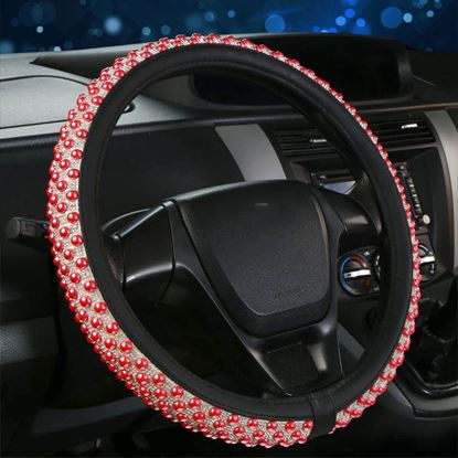 图片 Creative Diamond Car Steering Wheel Set