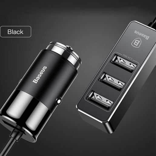 图片 Multi-function belt line car mobile phone charger