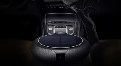 Picture of Color: Black, Style: S 4 Filter - Car Air Purifier Solar Eliminate Formaldehyde and Odor Negative Ions