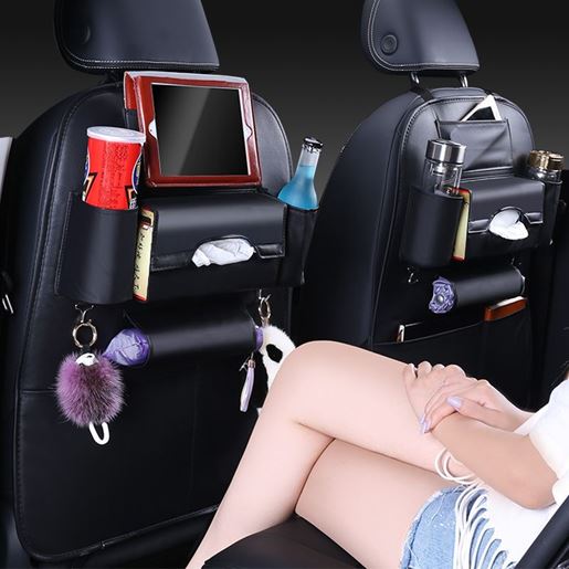 图片 Multifunctional Car Interior Seat Storage Box