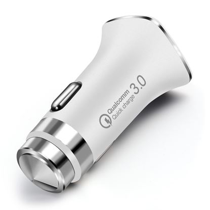 图片 Metal safety hammer car charger QC 3.0