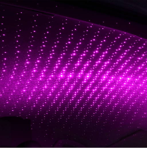 Picture of Color: Red, Style: 1 - Car decorative lights usb star lights laser projection lights car atmosphere